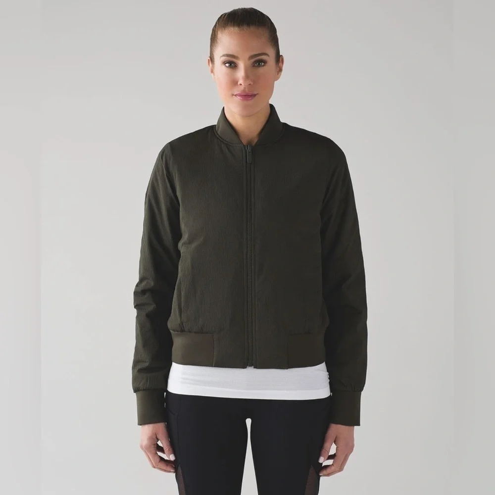 Lululemon Non Stop Reversible Insulated Bomber Jacket